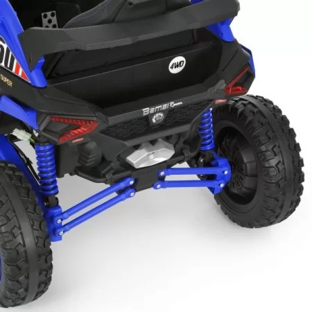 Дитячий електромобіль Джип Баггі Bambi Racer M 6256EBLR-4 синій, 4 мотори по 45W, EVA, шкіра, MP3, USB, Bluetooth, TF, музика, світло Дитячий електромобіль Джип Баггі Bambi Racer M 6256EBLR-4 синій, 4 мотори по 45W, EVA, шкіра, MP3, USB, Bluetooth, TF, музика, світло