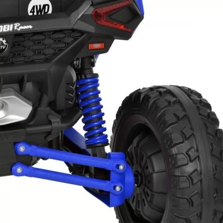 Дитячий електромобіль Джип Баггі Bambi Racer M 6256EBLR-4 синій, 4 мотори по 45W, EVA, шкіра, MP3, USB, Bluetooth, TF, музика, світло Дитячий електромобіль Джип Баггі Bambi Racer M 6256EBLR-4 синій, 4 мотори по 45W, EVA, шкіра, MP3, USB, Bluetooth, TF, музика, світло