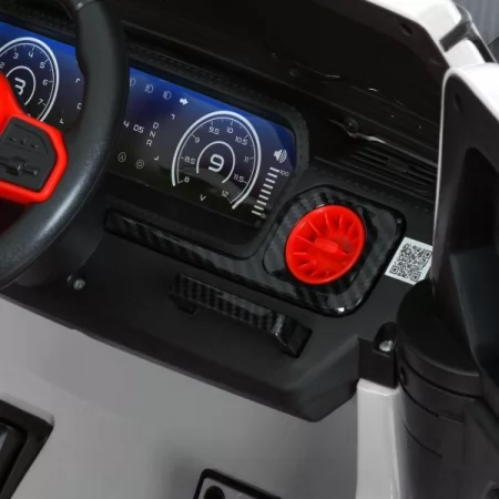 Дитячий електромобіль Джип Mercedes-AMG G 63 Brabus Rocket 900 M 6257EBLR-1 білий, Гелендваген, 4 мотори по 35W, EVA, екошкіра, MP3, Bluetooth