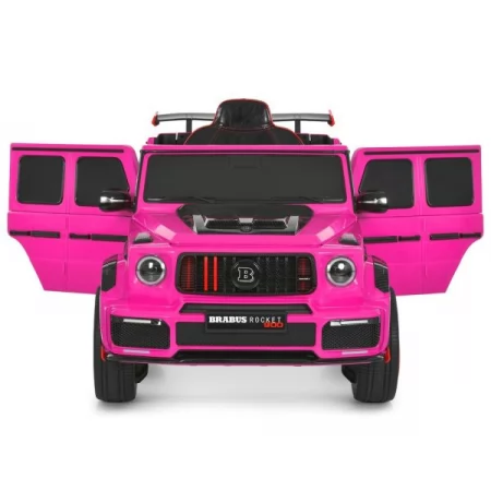Дитячий електромобіль Джип Mercedes-AMG G 63 Brabus Rocket 900 M 6257EBLR-8 рожевий, Гелендваген, 4 мотори по 35W, EVA, екошкіра, MP3, Bluetooth Дитячий електромобіль Джип Mercedes-AMG G 63 Brabus Rocket 900 M 6257EBLR-8 рожевий, Гелендваген, 4 мотори по 35W, EVA, екошкіра, MP3, Bluetooth
