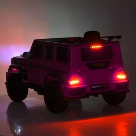 Дитячий електромобіль Джип Mercedes-AMG G 63 Brabus Rocket 900 M 6257EBLR-8 рожевий, Гелендваген, 4 мотори по 35W, EVA, екошкіра, MP3, Bluetooth Дитячий електромобіль Джип Mercedes-AMG G 63 Brabus Rocket 900 M 6257EBLR-8 рожевий, Гелендваген, 4 мотори по 35W, EVA, екошкіра, MP3, Bluetooth
