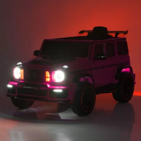 Дитячий електромобіль Джип Mercedes-AMG G 63 Brabus Rocket 900 M 6257EBLR-8 рожевий, Гелендваген, 4 мотори по 35W, EVA, екошкіра, MP3, Bluetooth Дитячий електромобіль Джип Mercedes-AMG G 63 Brabus Rocket 900 M 6257EBLR-8 рожевий, Гелендваген, 4 мотори по 35W, EVA, екошкіра, MP3, Bluetooth