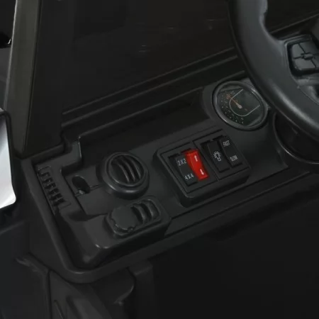 Детский электромобиль Джип Jeep Wrangler M 6287EBLR-2 двухместный черный, 4 мотора по 45W, EVA, кожа, Bluetooth