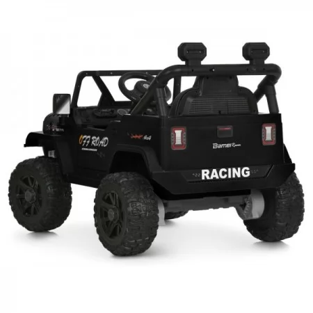 Джип M 6289EBLR-2 2,4G на радіокеруванні, 1*12V7AH, 2*45W, EVA, BLUETOOTH, музика, світло, шкіра, чорний