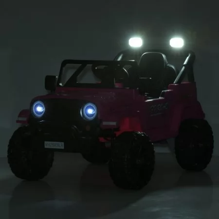 Джип M 6289EBLR-2 2,4G на радіокеруванні, 1*12V7AH, 2*45W, EVA, BLUETOOTH, музика, світло, шкіра, чорний