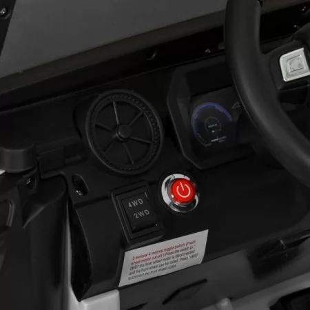 Дитячий електромобіль Джип Toyota Land Cruiser M 6296EBLR-1 двомісний, 4 мотори по 45W, EVA, екошкіра, MP3, Bluetooth, білий Дитячий електромобіль Джип Toyota Land Cruiser M 6296EBLR-1 двомісний, 4 мотори по 45W, EVA, екошкіра, MP3, Bluetooth, білий