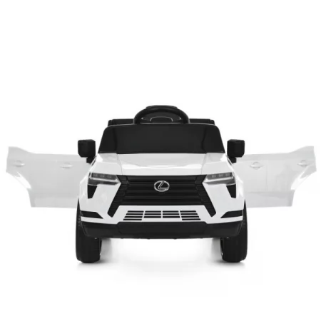 Детский электромобиль Джип Lexus GX 550 M 6301EBLR-1 белый, 2 мотора по 35W, EVA, кожа, Bluetooth, USB