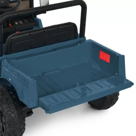 Детский электромобиль Джип Toyota Land Cruiser Pickup M 6308EBLR-4 синий, 2 мотора по 35W, EVA, кожа, Bluetooth, MP3