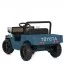 Детский электромобиль Джип Toyota Land Cruiser Pickup M 6308EBLR-4 синий, 2 мотора по 35W, EVA, кожа, Bluetooth, MP3
