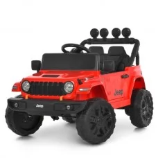 Джип M 6312EBLR-3(24V) (1шт) р/к2.4G, 2мотори200W, 1акум24V5AH, EVA, USB, MP3, шкіра, світло, музика, червоний Джип M 6312EBLR-3(24V) (1шт) р/к2.4G, 2мотори200W, 1акум24V5AH, EVA, USB, MP3, шкіра, світло, музика, червоний