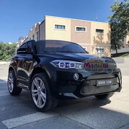 Детский электромобиль джип BMW Bambi JJ2168-2 черный двухместный Детский электромобиль джип BMW Bambi JJ2168-2 черный двухместный