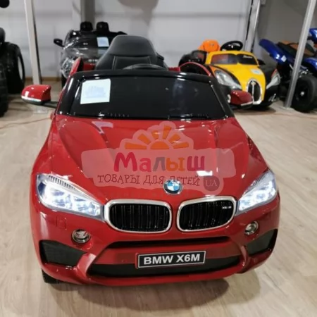 Дитячий електромобіль Джип Bambi JJ 2199 EBLR-3 BMW X6M, червоний