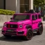 Дитячий електромобіль Джип Mercedes-AMG G 63 Brabus Rocket 900 M 6257EBLR-8 рожевий, Гелендваген, 4 мотори по 35W, EVA, екошкіра, MP3, Bluetooth