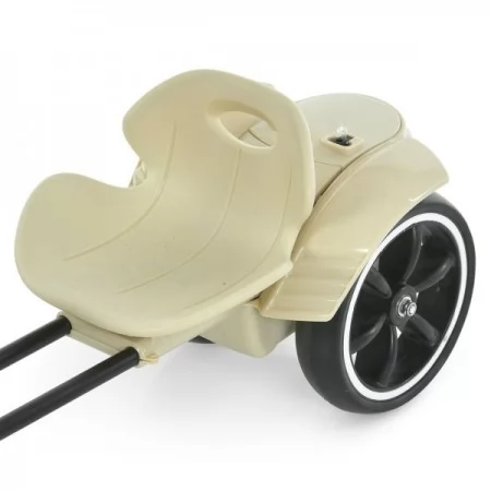 Электрокарта M 6072EBR-13 р/к2,4G, 1моторы35W, 1акум6V4AH, EVA, BLUETOOTH, музыка, свет, бежевый