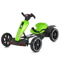 Детский электрокарт Bambi Kart M 6277EBR-5 зеленый, 2 мотора по 35W, EVA, Bluetooth, свет, с пультом управления Детский электрокарт Bambi Kart M 6277EBR-5 зеленый, 2 мотора по 35W, EVA, Bluetooth, свет, с пультом управления
