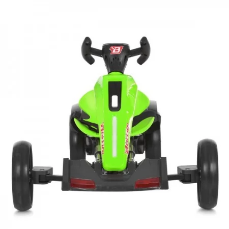 Детский электрокарт Bambi Kart M 6277EBR-5 зеленый, 2 мотора по 35W, EVA, Bluetooth, свет, с пультом управления