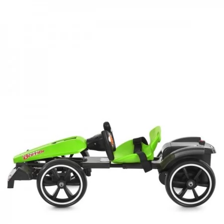 Детский электрокарт Bambi Kart M 6277EBR-5 зеленый, 2 мотора по 35W, EVA, Bluetooth, свет, с пультом управления