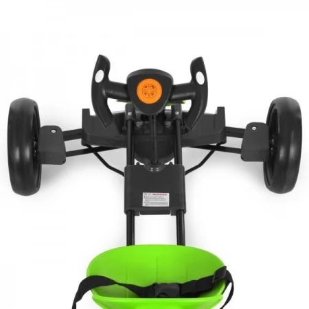 Детский электрокарт Bambi Kart M 6277EBR-5 зеленый, 2 мотора по 35W, EVA, Bluetooth, свет, с пультом управления