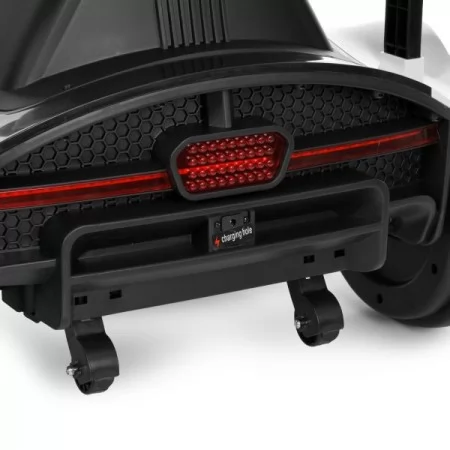 Электрокарта M 6322EBLR-1 на радиоуправлении 2,4G, 2моторы150W, 1акум24V14AH, EVA, музыка, свет, кожа, белый