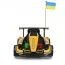 Электрокарта M 6322EBLR-6 на радиоуправлении 2,4G, 2моторы150W, 1акум24V14AH, EVA, музыка, свет, кожа, желтый