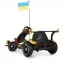 Электрокарта M 6322EBLR-6 на радиоуправлении 2,4G, 2моторы150W, 1акум24V14AH, EVA, музыка, свет, кожа, желтый