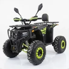 Квадроцикл ATV007-2-5 мотор 1500W, аккумулятор. 60V20AH, BLUETOOTH, 3 скорости, LED, до 82 кг, черно-зеленый