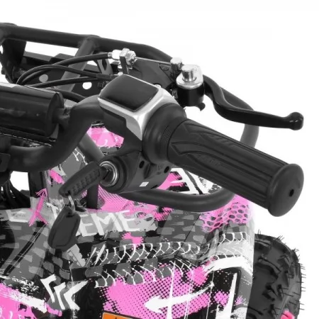 Квадроцикл HB-ATV1000AS-8 мотор1000W, 3акум.12A/12V, скорост.25км/ч, до 45кг, розовый Квадроцикл HB-ATV1000AS-8 мотор1000W, 3акум.12A/12V, скорост.25км/ч, до 45кг, розовый