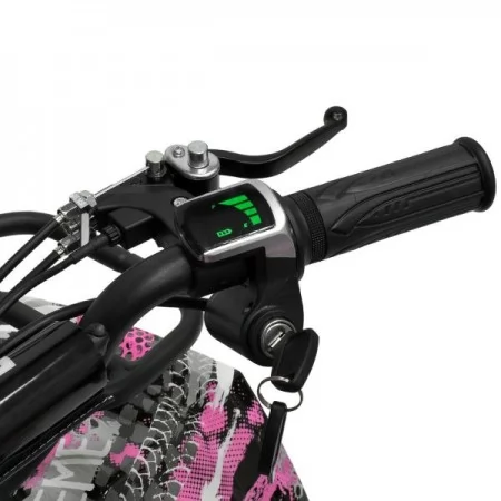 Квадроцикл HB-ATV1000AS-8 мотор1000W, 3акум.12A/12V, скорост.25км/ч, до 45кг, розовый Квадроцикл HB-ATV1000AS-8 мотор1000W, 3акум.12A/12V, скорост.25км/ч, до 45кг, розовый
