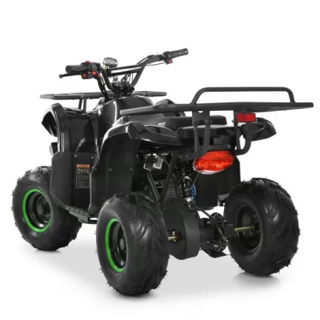 Квадроцикл HB-EATV1000D(MP3)-2-5 Мотор 1000W безщітк., 4акум. 12V/20AH, 25 км/год, до 82кг, муз, світло, BLUETOOTH, SD, чорно-зелений