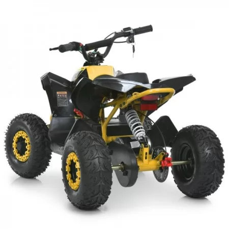 Квадроцикл HB-EATV1200Q-6ST мотор 1200W,4акум 12V/12AH,швид26,5км/ч,допуст.вага65кг, жовтий