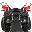 Квадроцикл HB-EATV1450H-2-3(MP3) V2 V2 (1шт) мотор 1450W безщітк., 5акум 12V/20AH, спинка, муз, bluetooth, SD, чорно-червоний