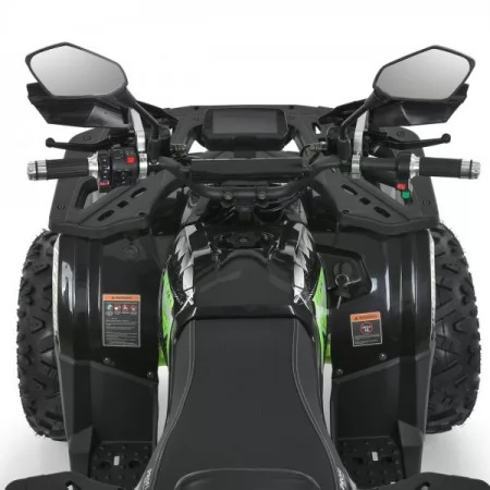 Квадроцикл HB-EATV1450H-2-5(MP3) V2 (1шт) мотор 1450W безщітк, 5акум 12V/20AH, муз, до 82кг, bluetooth, SD, чорно-зелений