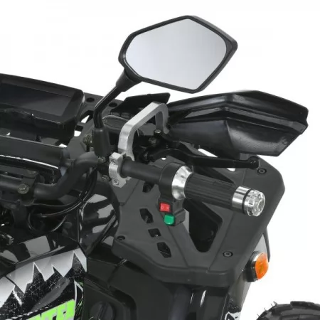 Квадроцикл HB-EATV1450H-2-5(MP3) V2 (1шт) мотор 1450W безщітк, 5акум 12V/20AH, муз, до 82кг, bluetooth, SD, чорно-зелений