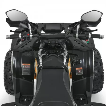Квадроцикл HB-EATV1450H-2-7(MP3) V2 (1шт) мотор 1450W безщітк, 5акум 12V/20AH, до 82кг, муз,bluetooth., SD,чорно-помаранч.