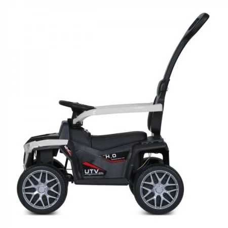 Квадроцикл M 4803EL-1 2в1, кат.-толок., батьківс.ручка, 1*6V4AH, 1*25W, муз,світло,USB,EVA,шкіра,білий