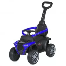 Квадроцикл M 4803EL-4 2в1, кат.-толок., батьківс.ручка, 1*6V4AH, 1*25W, муз,світло,USB,EVA,шкіра,синій