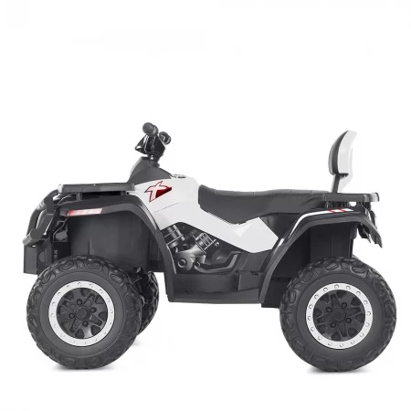 Квадроцикл M 4868EL-1 24V 1шт 1аккум24V7AH, 4мотора45W, муз, свет, кожа, EVA, белый Квадроцикл M 4868EL-1 24V 1шт 1аккум24V7AH, 4мотора45W, муз, свет, кожа, EVA, белый