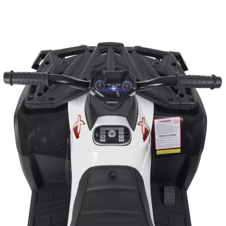 Квадроцикл M 4868EL-1 24V 1шт 1аккум24V7AH, 4мотора45W, муз, свет, кожа, EVA, белый Квадроцикл M 4868EL-1 24V 1шт 1аккум24V7AH, 4мотора45W, муз, свет, кожа, EVA, белый