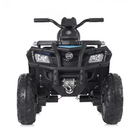 Квадроцикл M 4868EL-4 24V 1шт 1аккум24V7AH, 4мотора45W, муз, свет, кожа, EVA, синий