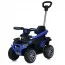 Квадроцикл M 5944EBLR-4 2,4G p/к, 3в1 (каталка-толокар, бат.ручка), 1*6V4AH, 1*25W, муз, свет, шкіра, EVA, MP3,USB, BLUETOOTH, TF, синій