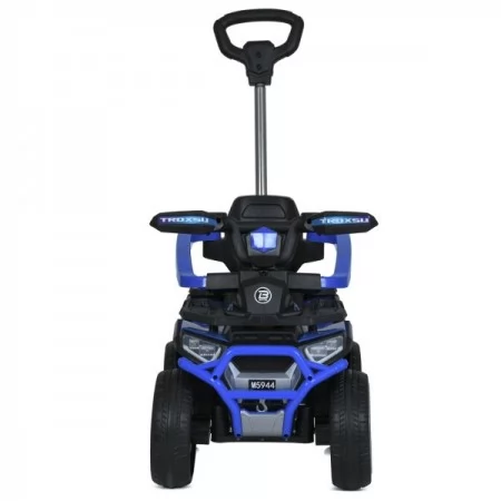 Квадроцикл M 5944EBLR-4 2,4G p/к, 3в1 (каталка-толокар, бат.ручка), 1*6V4AH, 1*25W, муз, свет, шкіра, EVA, MP3,USB, BLUETOOTH, TF, синій Квадроцикл M 5944EBLR-4 2,4G p/к, 3в1 (каталка-толокар, бат.ручка), 1*6V4AH, 1*25W, муз, свет, шкіра, EVA, MP3,USB, BLUETOOTH, TF, синій