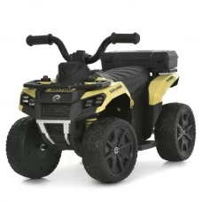 Квадроцикл M 6286EBLR-13 на радиоуправлении 2,4G, 1*6V7AH, 1*35W, USB, TF, EVA, шкіра, музика, світло, бежевий