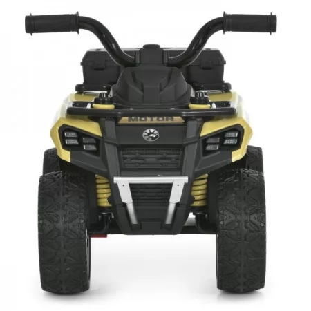Квадроцикл M 6286EBLR-13 на радиоуправлении 2,4G, 1*6V7AH, 1*35W, USB, TF, EVA, шкіра, музика, світло, бежевий