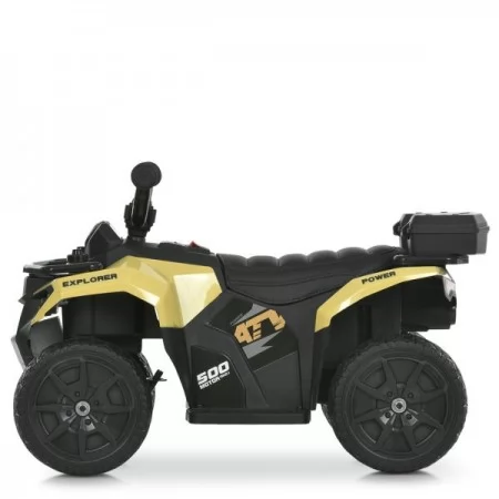 Квадроцикл M 6286EBLR-13 на радиоуправлении 2,4G, 1*6V7AH, 1*35W, USB, TF, EVA, шкіра, музика, світло, бежевий