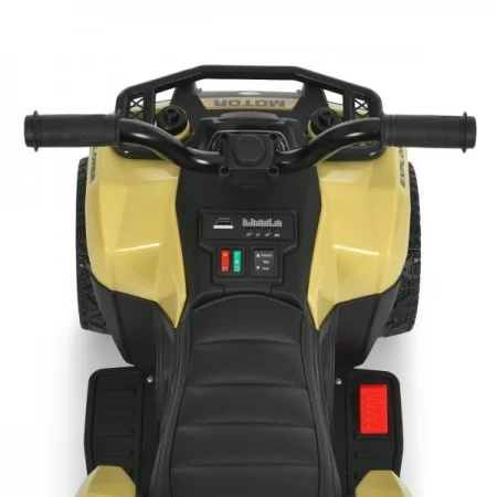 Квадроцикл M 6286EBLR-13 на радиоуправлении 2,4G, 1*6V7AH, 1*35W, USB, TF, EVA, шкіра, музика, світло, бежевий