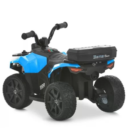 Квадроцикл M 6286EBLR-4 на радиоуправлении 2,4G, 1*6V7AH, 1*35W, USB, TF, EVA, шкіра, музика, світло, синій