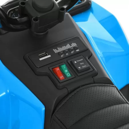 Квадроцикл M 6286EBLR-4 на радиоуправлении 2,4G, 1*6V7AH, 1*35W, USB, TF, EVA, шкіра, музика, світло, синій