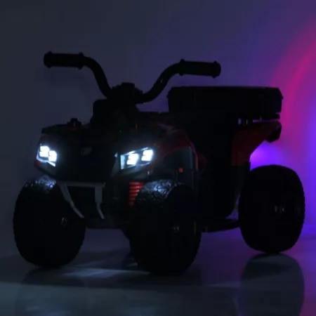 Квадроцикл M 6286EBLR-4 на радиоуправлении 2,4G, 1*6V7AH, 1*35W, USB, TF, EVA, шкіра, музика, світло, синій