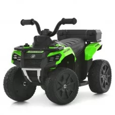 Квадроцикл M 6286EBLR-5 на радиоуправлении 2,4G, 1*6V7AH, 1*35W, USB, TF, EVA, шкіра, музика, світло, зелений