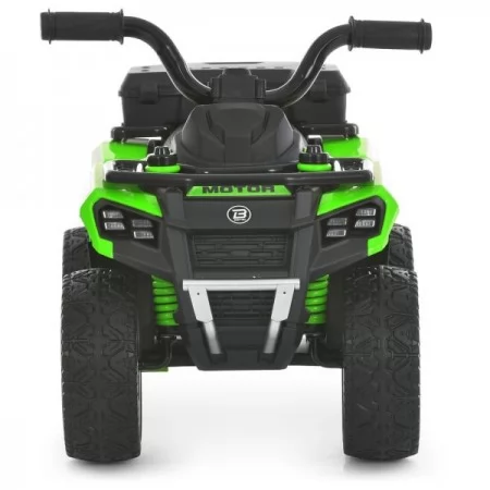 Квадроцикл M 6286EBLR-5 на радиоуправлении 2,4G, 1*6V7AH, 1*35W, USB, TF, EVA, шкіра, музика, світло, зелений